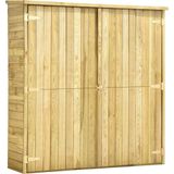 Vidaxl - Garten-Geräteschuppen 163x50x171 cm Kiefernholz Imprägniert