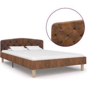 vidaXL-Bedframe-kunstsuède-bruin-120x200-cm