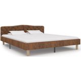 vidaXL-Bedframe-kunstsuède-bruin-180x200-cm