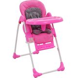vidaXL-Kinderstoel-hoog-roze-en-grijs