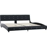 VidaXL-Bed-met-matras-kunstleer-zwart-180x200-cm