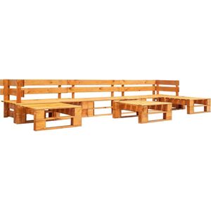 vidaXL-6-delige-Loungeset-pallet-hout-honingbruin