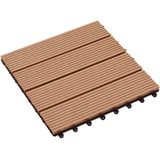 vidaXL-22-st-Terrastegels-30x30-cm-2-m²-HKC-teakkleur