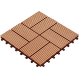 VidaXL-22-st-Terrastegels-30x30-cm-2-m²-HKC-teakkleur