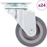 vidaXL 24 st Zwenkwielen 50 mm