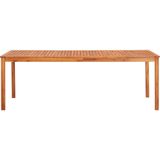 VidaXL Tuintafel 215x90x74 cm - Massief Acaciahout