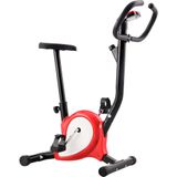 VidaXL Hometrainer met Bandweerstand Rood