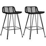 vidaXL-Barstoelen-2-st-rattan-zwart