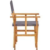 VidaXL Regisseursstoelen 2 st Massief Acaciahout