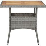 VidaXL-Tuintafel-poly-rattan-en-massief-acaciahout-grijs