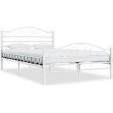 VidaXL Bedframe Metaal Wit 120x200 cm