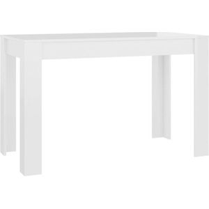 vidaXL-Eettafel-120x60x76-cm-spaanplaat-hoogglans-wit