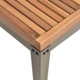 VidaXL Tuintafel 110x55x36 cm - Massief Acaciahout