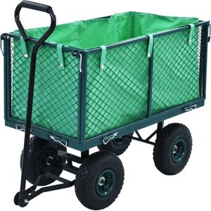 VidaXL-Tuinwagen-350-kg-groen