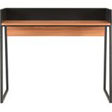 vidaXL-Bureau-90x60x88-cm-zwart-en-bruin