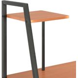 Vidaxl - Schreibtisch mit Regaleinheit Schwarz und Eiche 102×50×117 cm