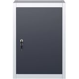 Gereedschapskast - Grijs Zwart - Metaal - Met Verstelbaar Schap