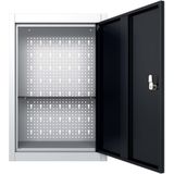 Gereedschapskast - Grijs Zwart - Metaal - Met Verstelbaar Schap