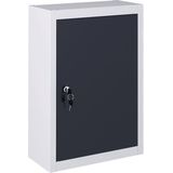 Gereedschapskast - Grijs Zwart - Metaal - Met Verstelbaar Schap