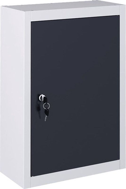 Gereedschapskast - Grijs Zwart - Metaal - Met Verstelbaar Schap