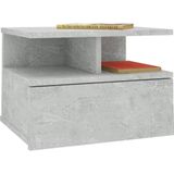 vidaXL-Nachtkastje-zwevend-40x31x27-cm-bewerkt-hout-betongrijs