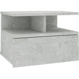 vidaXL-Nachtkastje-zwevend-40x31x27-cm-bewerkt-hout-betongrijs