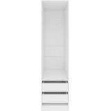 vidaXL Kleiderschrank mit Schubladen Sonoma-Eiche 50x50x200 cm