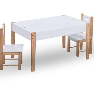vidaXL Kindertafel- en stoelenset
