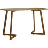 vidaXL-Eettafel-120x60x74-cm-MDF-en-ijzer-donkerbruin