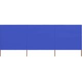 VidaXL-Windscherm-3-panelen-400x160-cm-stof-azuurblauw