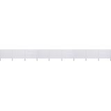 vidaXL - Windscherm - 9-panelen - 1200x160 - cm - stof - zandwit