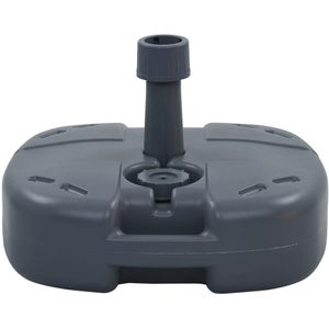 Parasolvoet - Grijs - Kunststof - Geschikt voor paaldiameter 19-38 mm