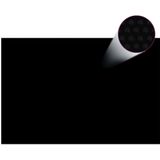vidaXL Poolabdeckung Schwarz 300x200 cm PE