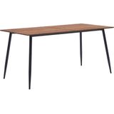 vidaXL Eettafel 140x70x75 cm MDF bruin