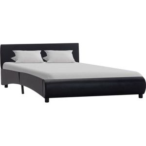 vidaXL Bedframe Zwart 140 x 200 cm