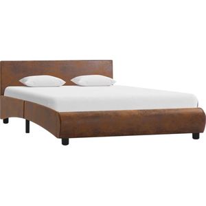 vidaXL-Bedframe-kunstleer-bruin-120x200-cm