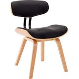 VidaXL-Eetkamerstoelen-6-st-gebogen-hout-en-kunstleer-zwart