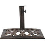 Sonnenschirmständer Bronze 12 kg 49 cm Gusseisen vidaXL