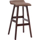 VidaXL Barstoelen 2 st. Stof Taupe