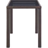 VidaXL-Tuintafel-123x60x74-cm-poly-rattan-bruin