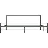 VidaXL Bedframe Metaal Grijs 180x200 cm