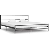 VidaXL Bedframe Metaal Zwart 200x200 cm