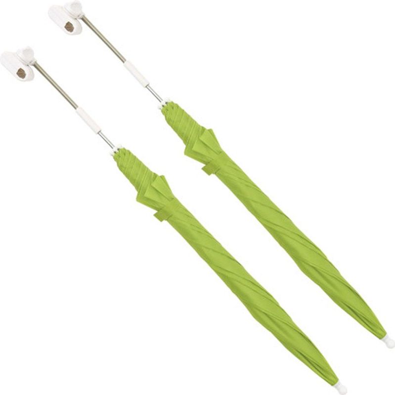 Sonnenschirme für Campingstühle 2 Stk. Grün 105 cm Vidaxl