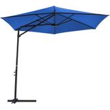 VidaXL Parasol Stalen Paal 300 cm - Azuurblauw