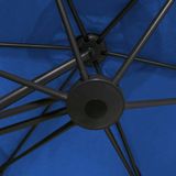VidaXL Parasol Stalen Paal 300 cm - Azuurblauw