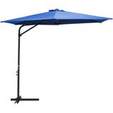 VidaXL Parasol Stalen Paal 300 cm - Azuurblauw