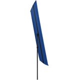 vidaXL Parasol met aluminium paal 180x110 cm azuurblauw