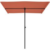 vidaXL Sonnenschirm mit Aluminium-Mast 2x1,5 m Terrakotta