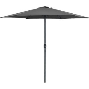 Parasol Met Aluminium Paal 270X246 Cm Antraciet