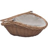 vidaXL Houtmand met handvat 57x46,5x52 cm wilgenhout bruin